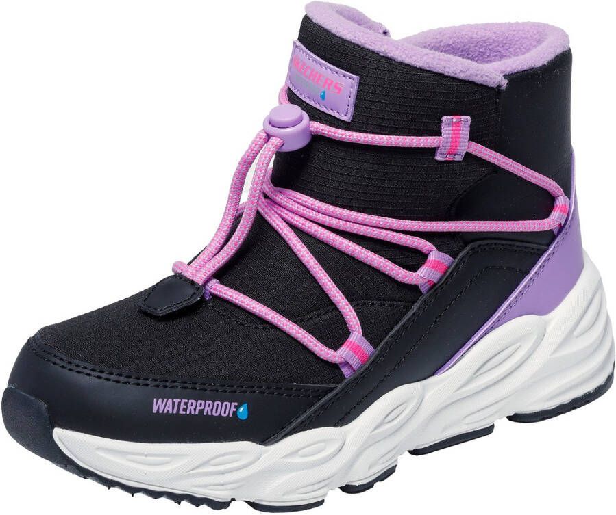 Skechers Turbo Tread-Winter Storm kinder winterlaarzen sneaker 303492L zwart