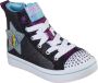 Skechers Twi Lites Patch Cuties Meisjes Sneakers Zwart - Thumbnail 1