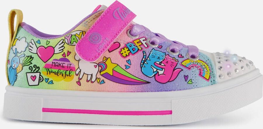 Skechers Twinkle Sparks Bff Magic Meisjes Sneakers Multicolour