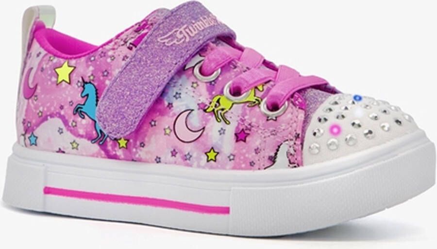 Skechers Twinkle Sparks Unicorn Drea Meisjes Sneakers Roze