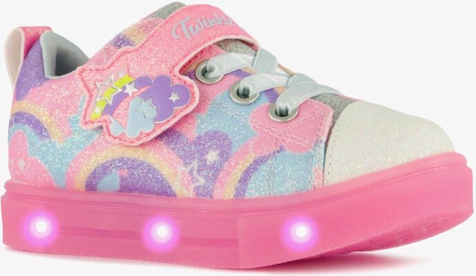 Skechers Twinkle Toes Twinkle Sparks sneakers roze Uitneembare zool