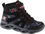 Skechers Twisted Brights Zerrix 400145L-BKRD voor een jongen Zwart Sneeuw laarzen - Thumbnail 2