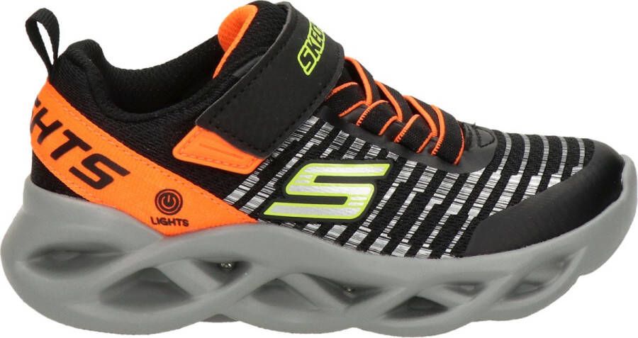 Skechers Twisty Bright Novlo kinder sneakers Zwart Maat Uitneembare zool34