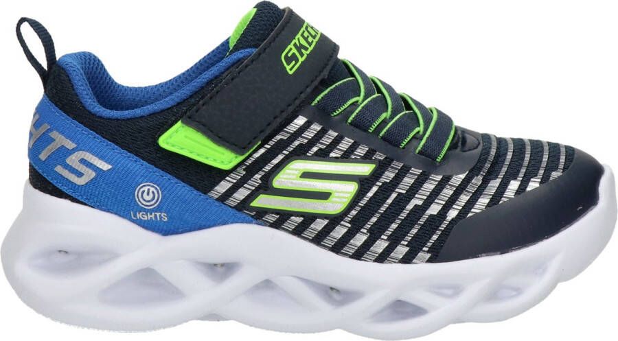 Skechers Twisty Brights jongens sneaker Blauw multi - Foto 1