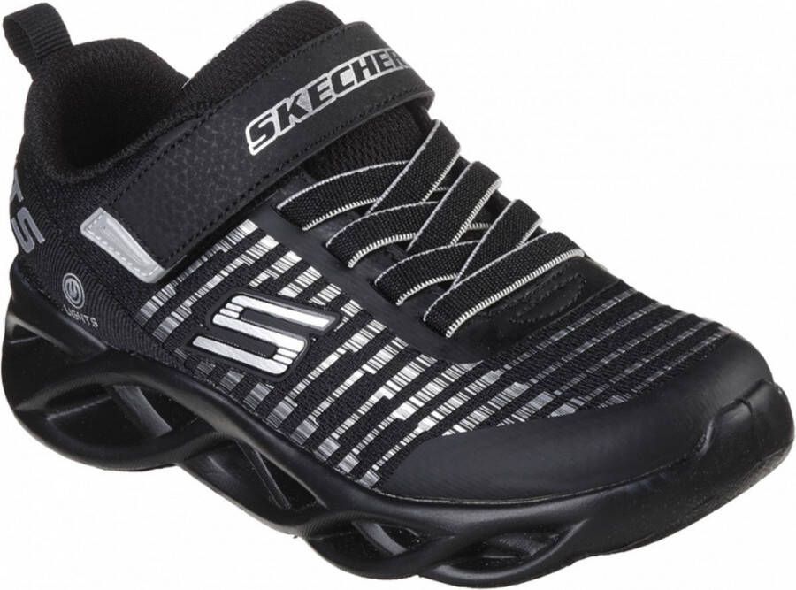 Skechers Thermo Flash Heat Flux 400103L BKRD voor een Zwart Sneakers Sportschoenen