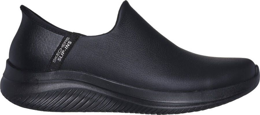 Skechers Comfortabele Zwarte Ultra Flex 3.0 Instapper voor Dames Zwart Dames