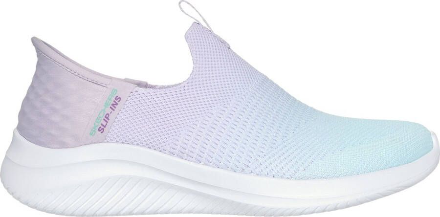 Skechers Ultra Flex 3.0 Beauty Blend Dames Instappers Paars;Turquoise