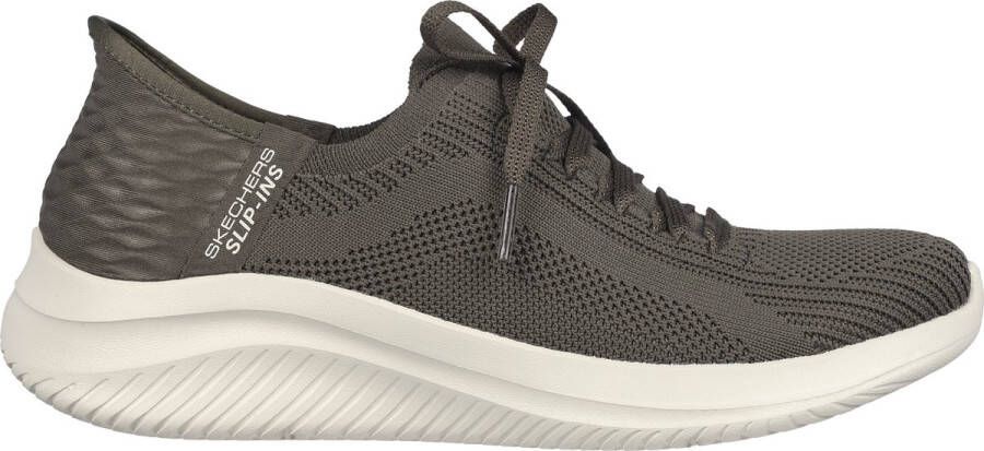 Skechers Ultra Flex 3.0-Brilliant Path Dames Instappers Olijfgroen