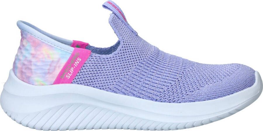 Skechers Ultra Flex 3.0 Colory Wild Meisjes Instappers Lila Multicolour