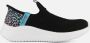 Skechers Ultra Flex 3.0 slip-on sneakers zwart Meisjes Textiel Meerkleurig 33 - Thumbnail 2