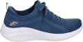 Skechers Slip-on sneakers ULTRA FLEX 3.0 BIG PLAN instapmodel met een opgestikte vetersluiting - Blauw