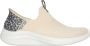 Skechers Ultra Flex 3.0-Natural Step Dames Sneakers Off white zwart beige (deels luipaardprint) - Thumbnail 14
