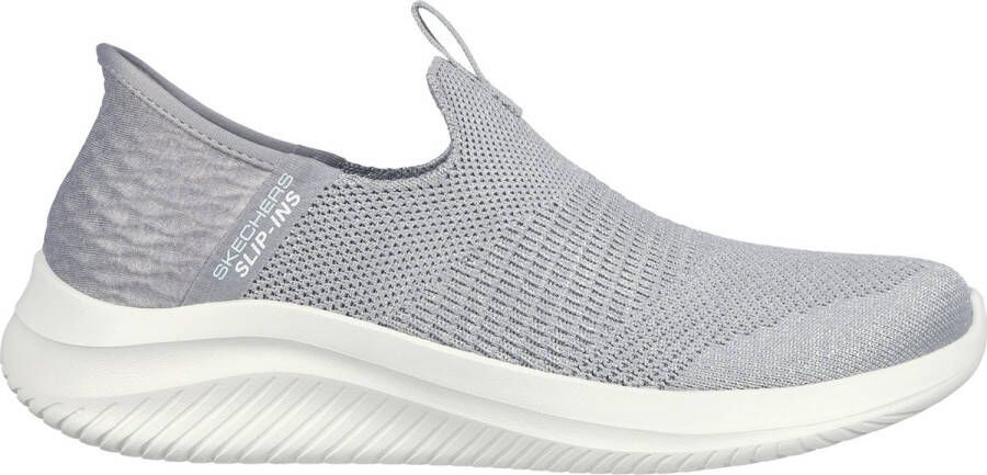 Skechers Ultra Flex 3.0M Smooth Step Dames Instappers Lichtgrijs