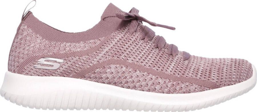 Skechers Slip on sneakers met opgestikte vetersluiting