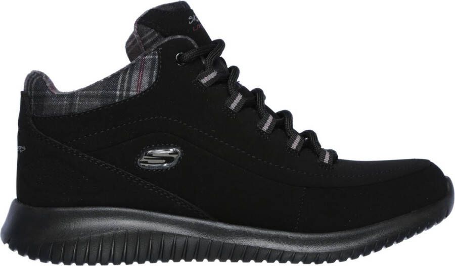 Skechers Ultra Flex-Just Chill 12918-BBK Vrouwen Zwart Schoenen Sneakers