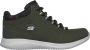 Skechers Ultra Flex-Just Chill Dames Sneakers- Olive - Thumbnail 1