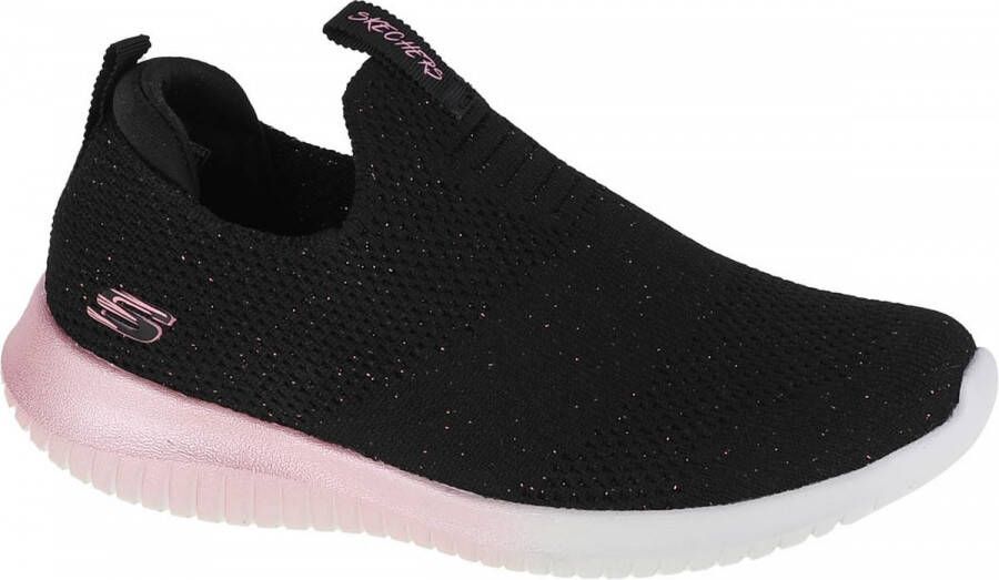 Skechers Ultra Flex Metamorphic 81546L BKRG voor een jongen Zwart Sneakers