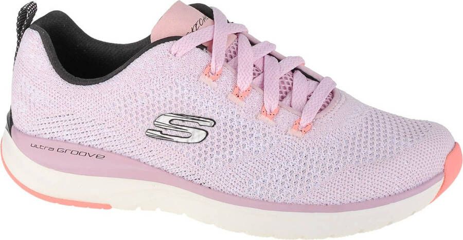 Skechers Ultra Groove 149019-PKBK Vrouwen Roze Sneakers