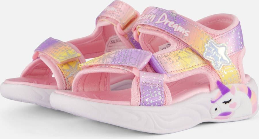 Skechers Unicorn Dreams Sandal Majes Meisjes Sandalen Roze;Multicolour