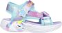 Skechers Unicorn Dreams sandalen blauw roze Meisjes Textiel Dierenprint 30 - Thumbnail 2