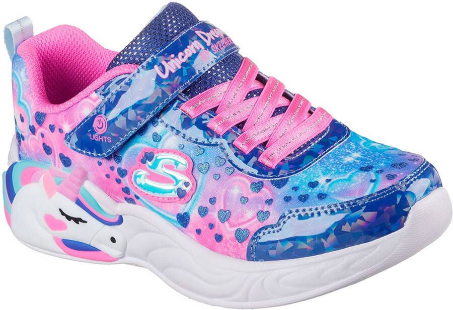 Skechers Unicorn Dreams Schoenen Zonder Veters Blauw 1 2 Meisjes