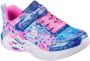 Skechers Unicorn Dreams Schoenen Zonder Veters Blauw Meisjes - Thumbnail 1