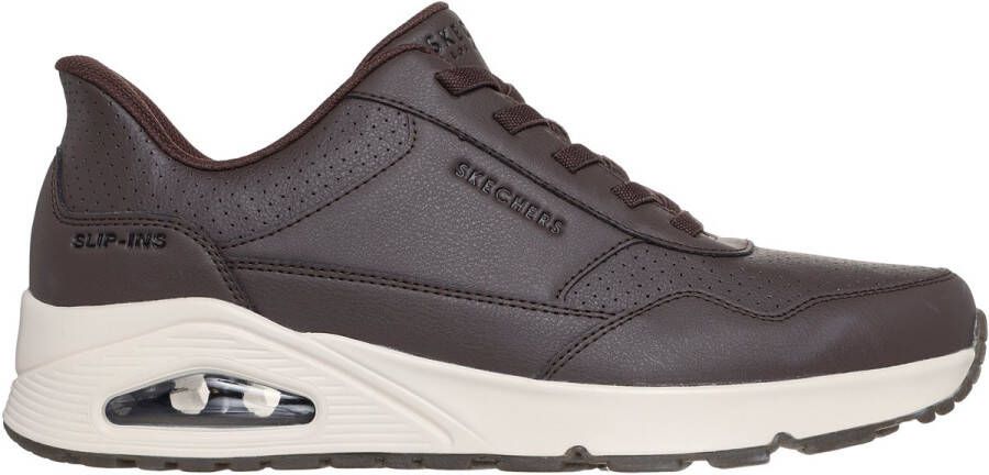 Skechers Uno-183023 CHO -Banksia Luxe Heren Sneakers Bruin