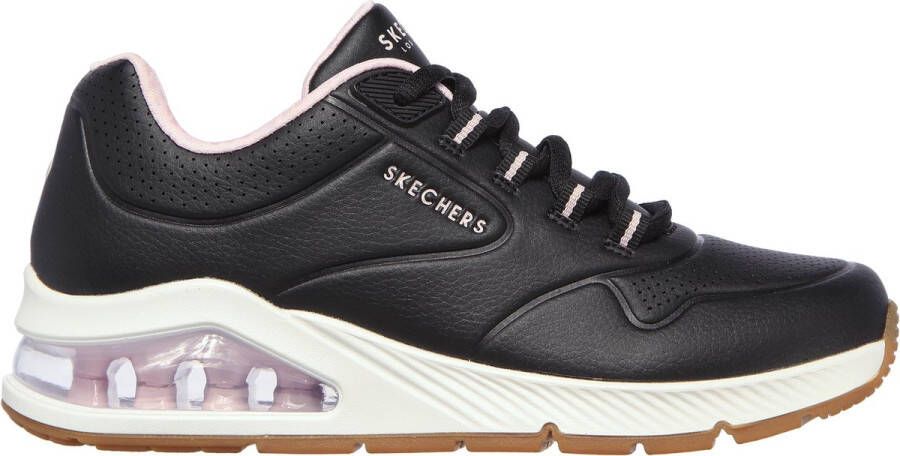 Skechers Uno 2nd Best Sneaker Zwart Roze Zwart Dames