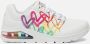 Skechers 553700510 Sneakers UNO 2 FLOATING LOVE met hartenprint - Thumbnail 1