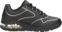 Skechers Uno 2 Golden Trim Vrouwen Sneakers Zwart - Thumbnail 1