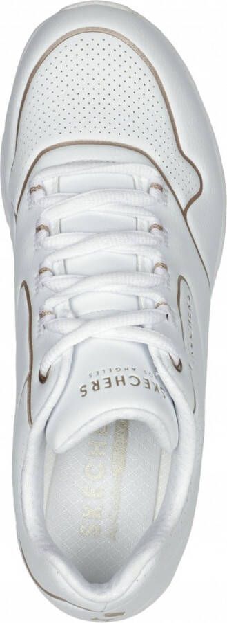 Skechers Sneakers UNO 2 GOLDEN TRIM met metallic-details vrijetijdsschoen lage schoen veterschoen
