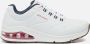 Skechers Sneakers UNO 2 in monochrome look vrijetijdsschoen lage schoen veterschoen - Thumbnail 1