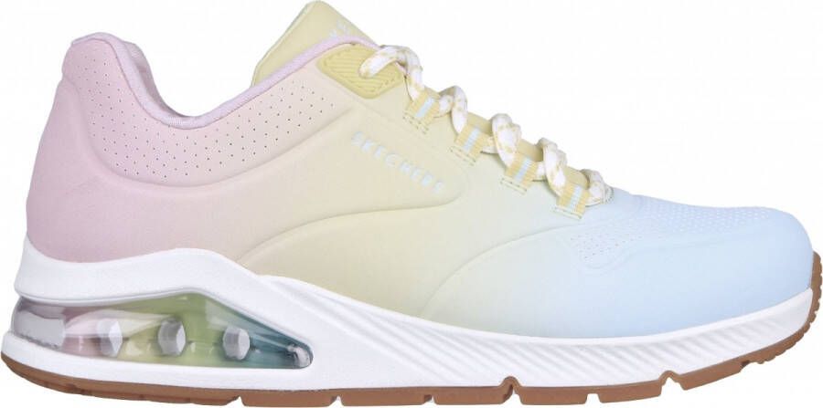 Skechers Sneakers UNO 2 OMBRE AWAY in heldere kleurcombinatie vrijetijdsschoen lage schoen veterschoen - Foto 3
