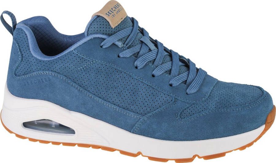 Skechers Uno 52456-BLU Mannen Blauw Sneakers