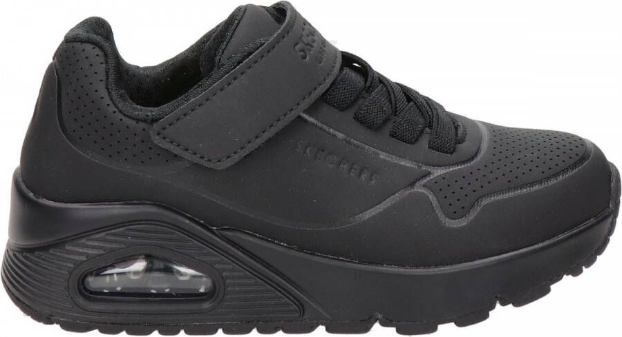 Skechers Street Uno sneakers zwart Imitatieleer Effen 27
