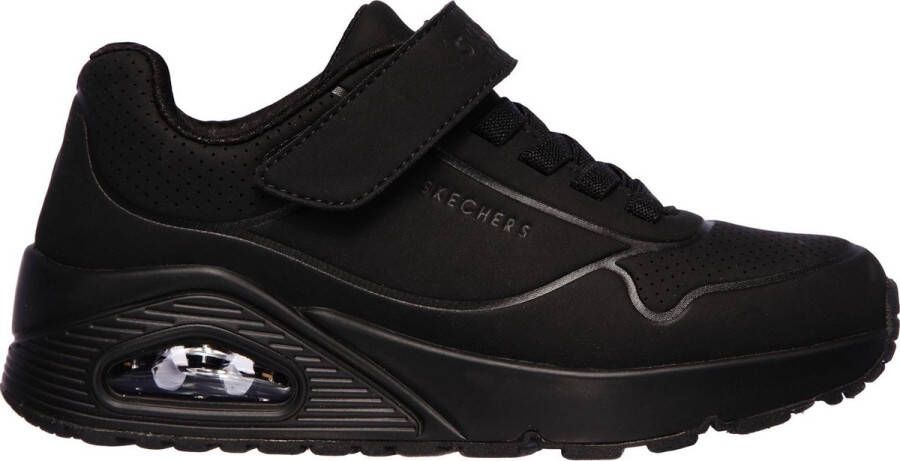 Skechers Street Uno sneakers zwart Imitatieleer Effen 27