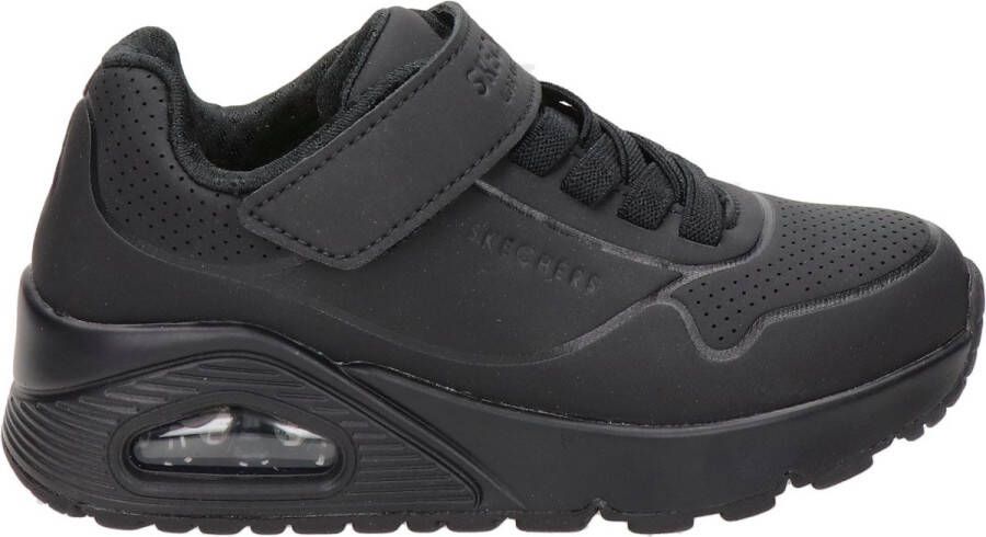 Skechers Street Uno sneakers zwart Imitatieleer Effen 27