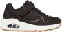 Skechers Sneakers Zwart Synthetisch 090206 Kunstleer - Thumbnail 1