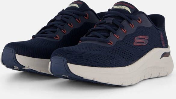 Skechers Uno Arch Fit 2.0 Sneakers blauw Textiel
