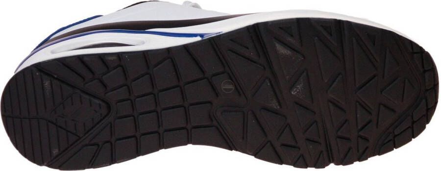 Skechers Uno Back Lit Wit-Zwart
