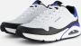 Skechers Uno Timeline wit blauw sneakers heren (232347 WBL) - Thumbnail 8
