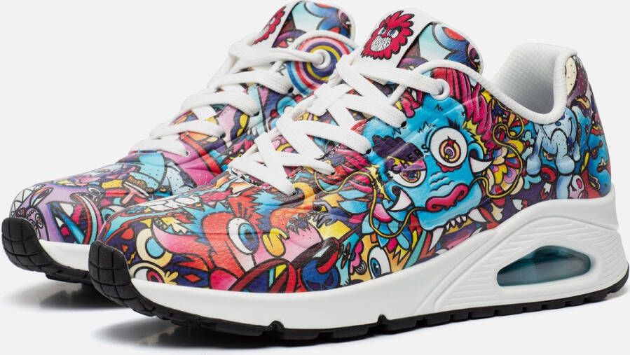 Skechers Uno-Color Doodle Sneakers Laag Overige
