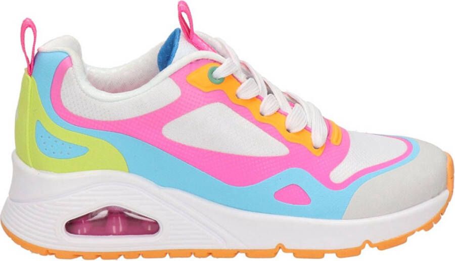 Skechers Los Angeles sneakers roze multi Meisjes Imitatieleer Meerkleurig 36 - Foto 3