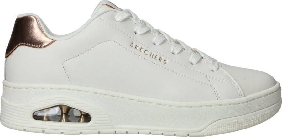 Skechers Sneakers UNO COURT met metallic-applicatie vrijetijdsschoen lage schoen veterschoen