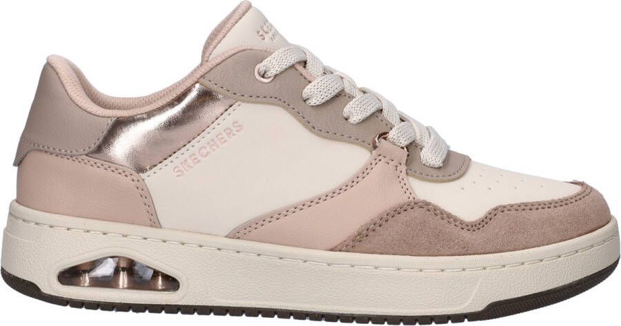 Skechers Uno Court dames sneaker Beige multi