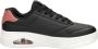 Skechers Uno Court Sneakers zwart Synthetisch Dames - Thumbnail 3