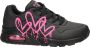 Skechers Sneakers UNO DRIPPING IN LOVE met hart-graffiti-print vrijetijdsschoen lage schoen veterschoen - Thumbnail 7