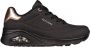 Skechers Sneakers UNO GOLDEN AIR Vrijetijdsschoen lage schoen veterschoen met metallic inzet - Thumbnail 2