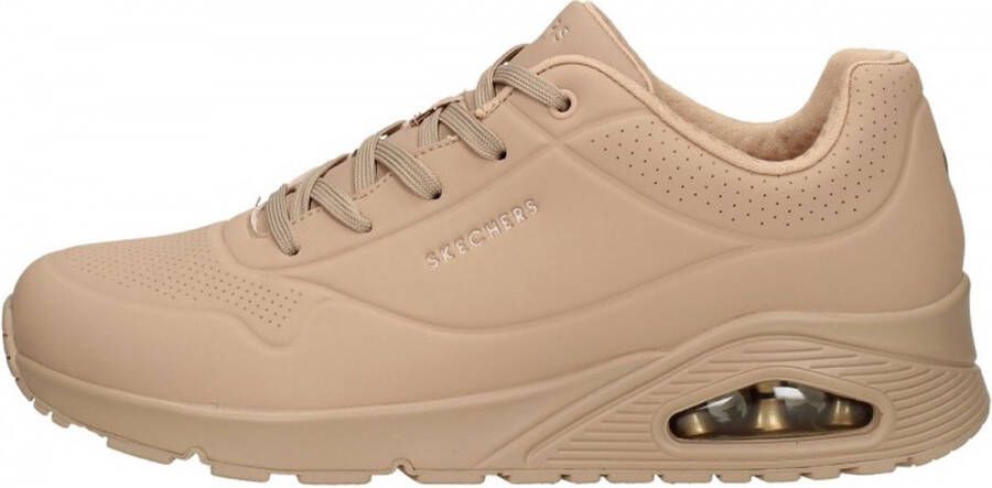 Skechers Uno Dames Sneakers Beige