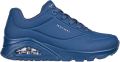 Skechers Sneakers met sleehak Uno Stand on Air Vrijetijdsschoen lage schoen veterschoen met fijne perforatie - Blauw
